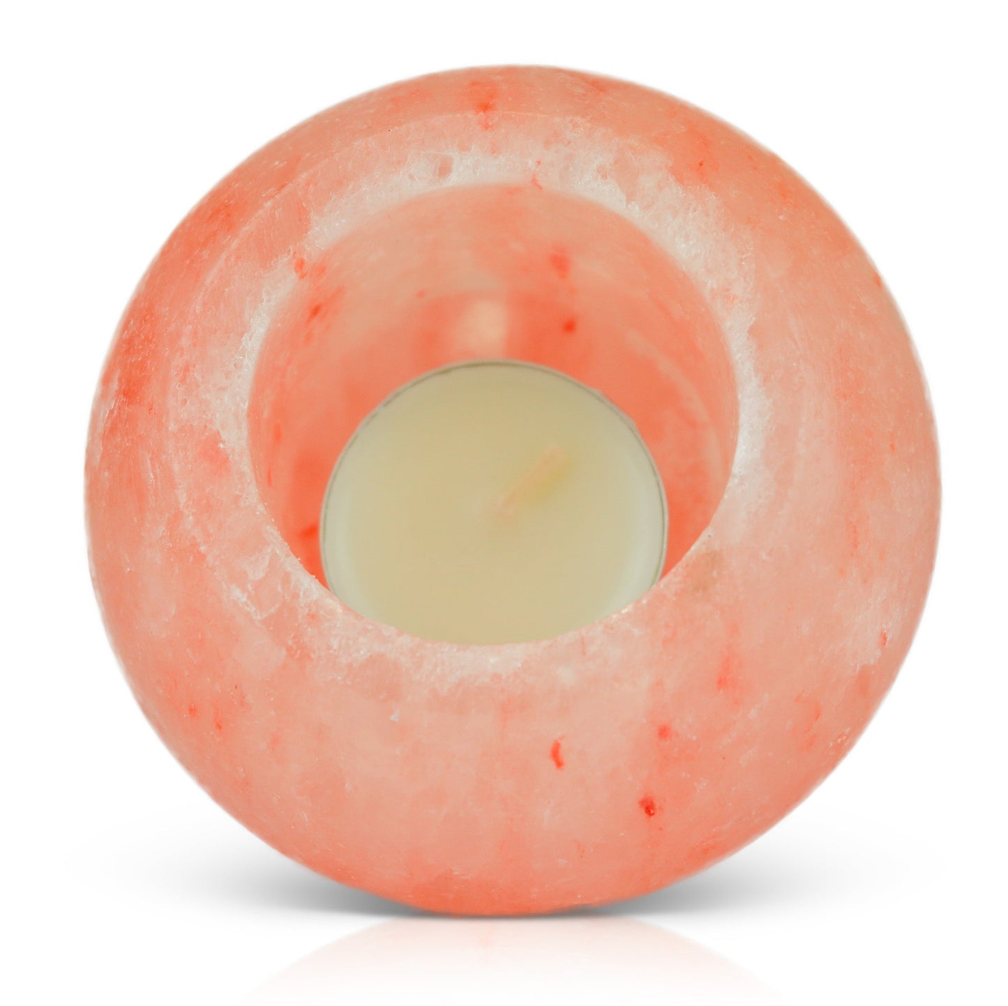 Apple Shape Himalayan Salt Tealight Candle Holder - Himalayan Secrets™