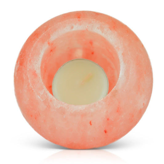 Apple Shape Himalayan Salt Tealight Candle Holder - Himalayan Secrets™