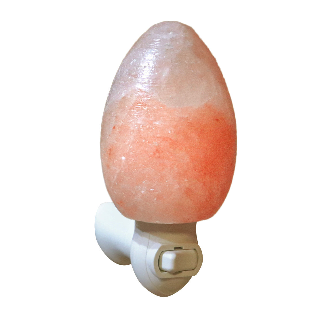 Egg Shape Pink Salt Night Light