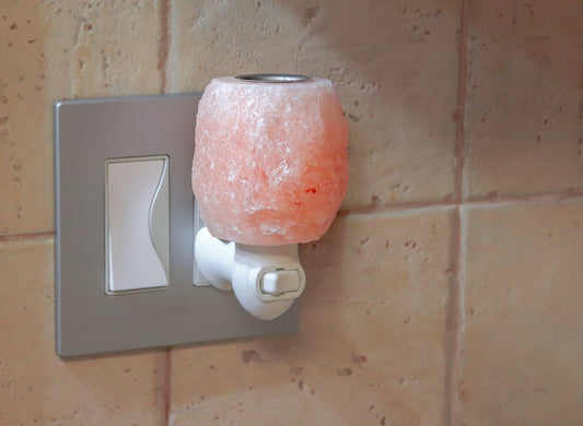 Natural Aromatherapy Pink Salt Night Light