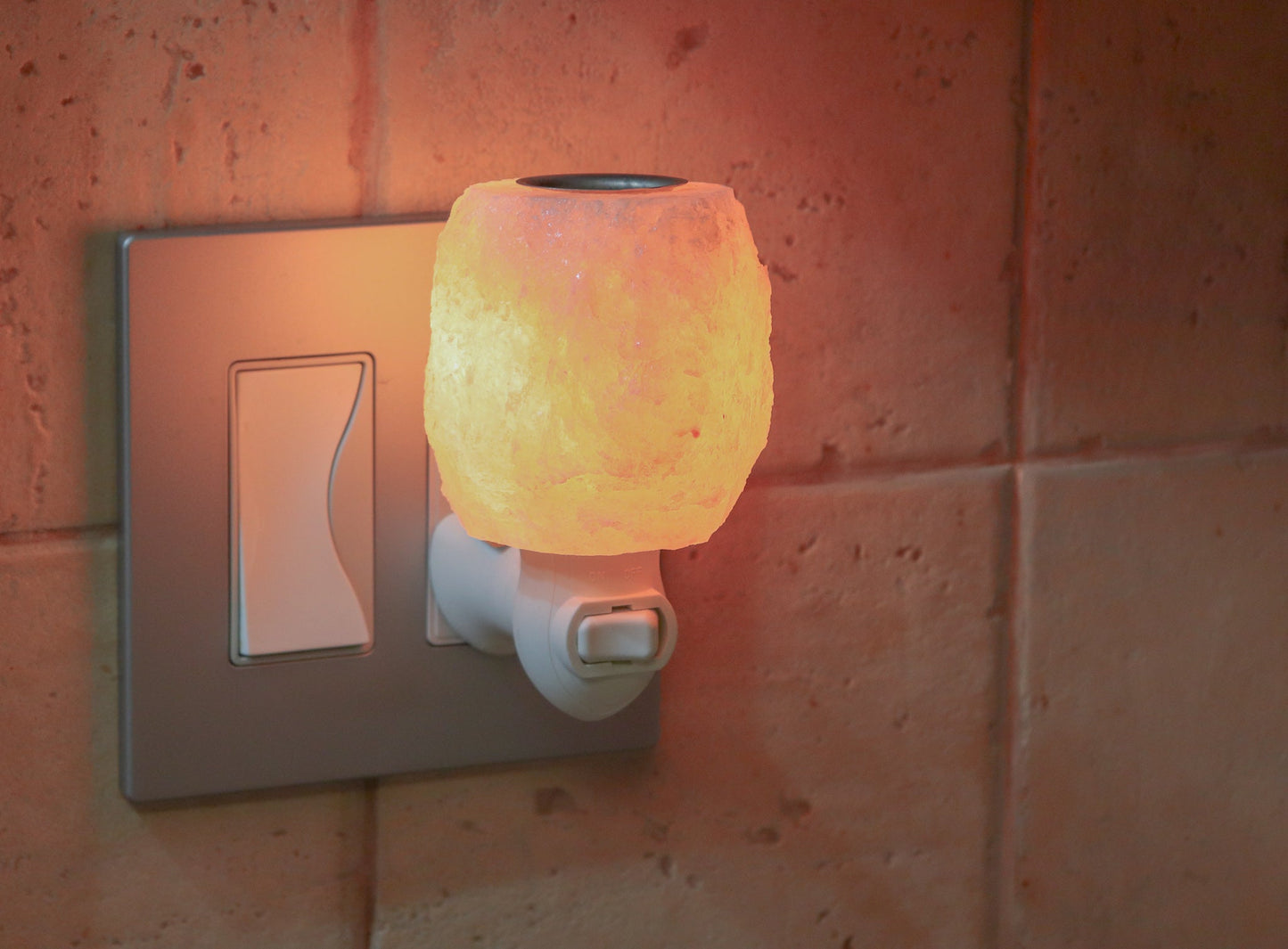 Natural Aromatherapy Pink Salt Night Light