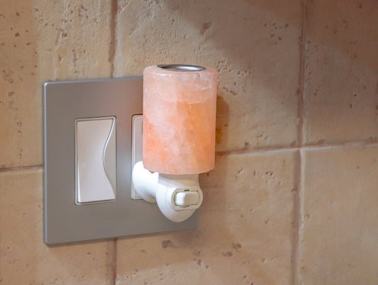 Cylinder Aromatherapy Pink Salt Night Light
