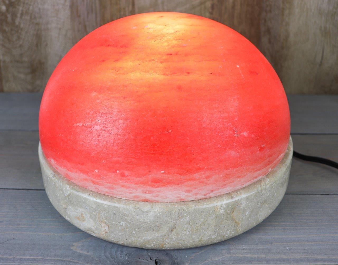 11" Himalayan Salt Dome Lamp w/ Tavera Base