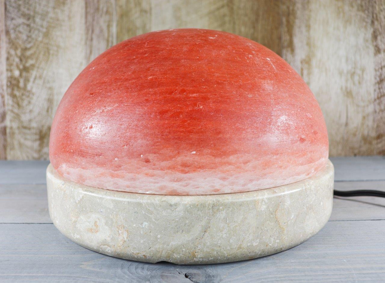 11" Himalayan Salt Dome Lamp w/ Tavera Base