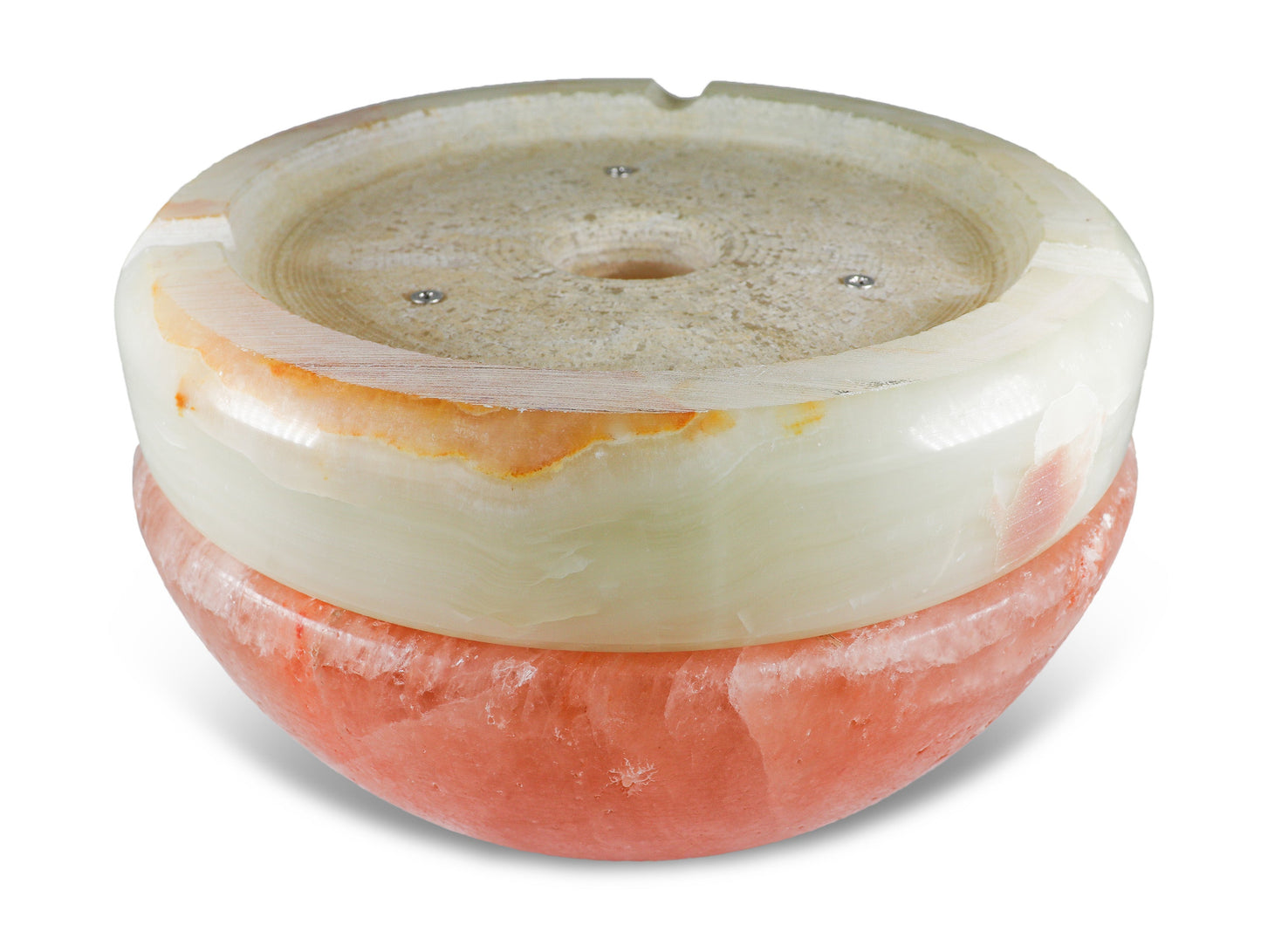 11" Himalayan Salt Dome Lamp w/ Onyx Base
