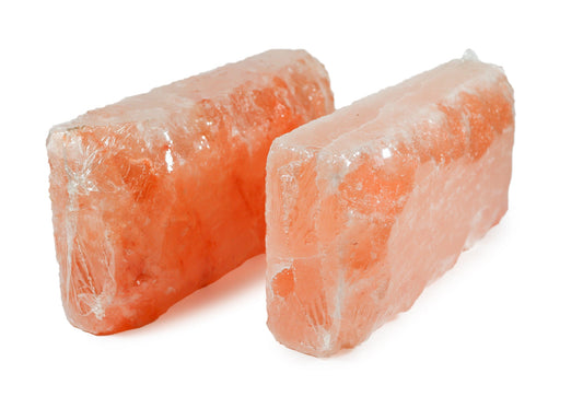 Pink Himalayan Salt Brick 8 x 4 x 2 One Side Rough