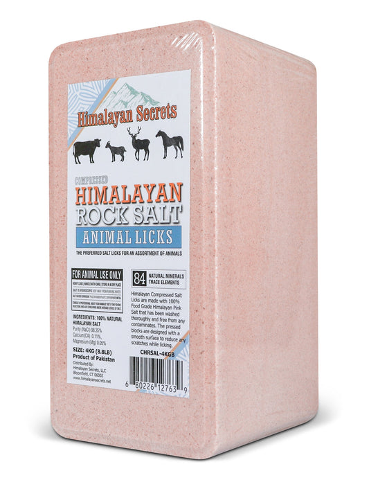 Compressed Himalayan Salt Animal Lick 8.8 lb (Brick)