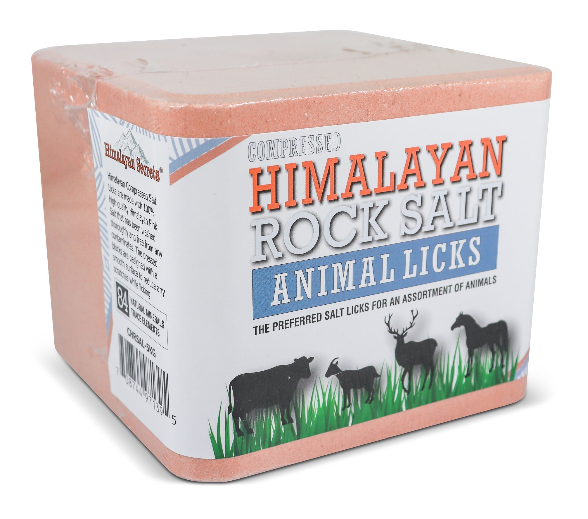 Compressed Himalayan Salt Animal Lick 11 lb (Block w/ Hole)
