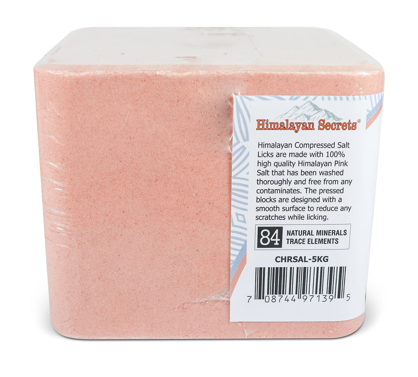 Compressed Himalayan Salt Animal Lick 11 lb (Block w/ Hole)
