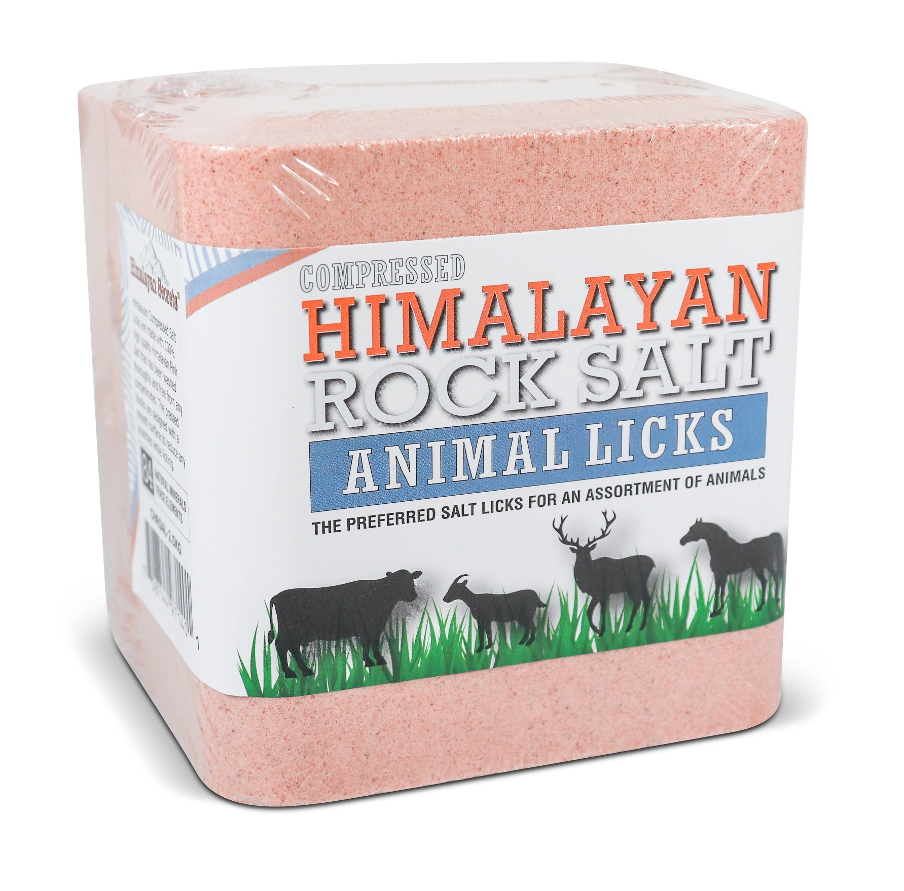 Compressed Himalayan Salt Animal Lick 5.5 lb (Block w/ Hole)