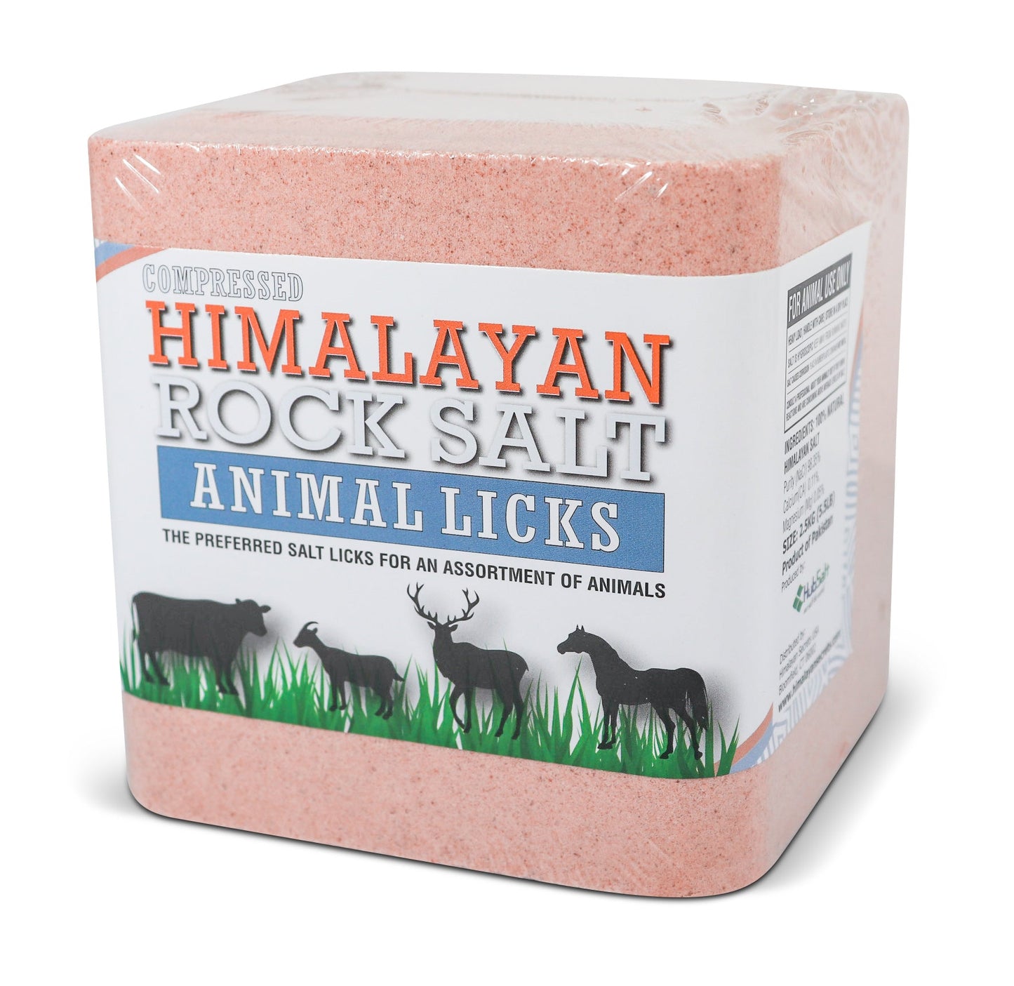 Compressed Himalayan Salt Animal Lick 5.5 lb (Block w/ Hole)
