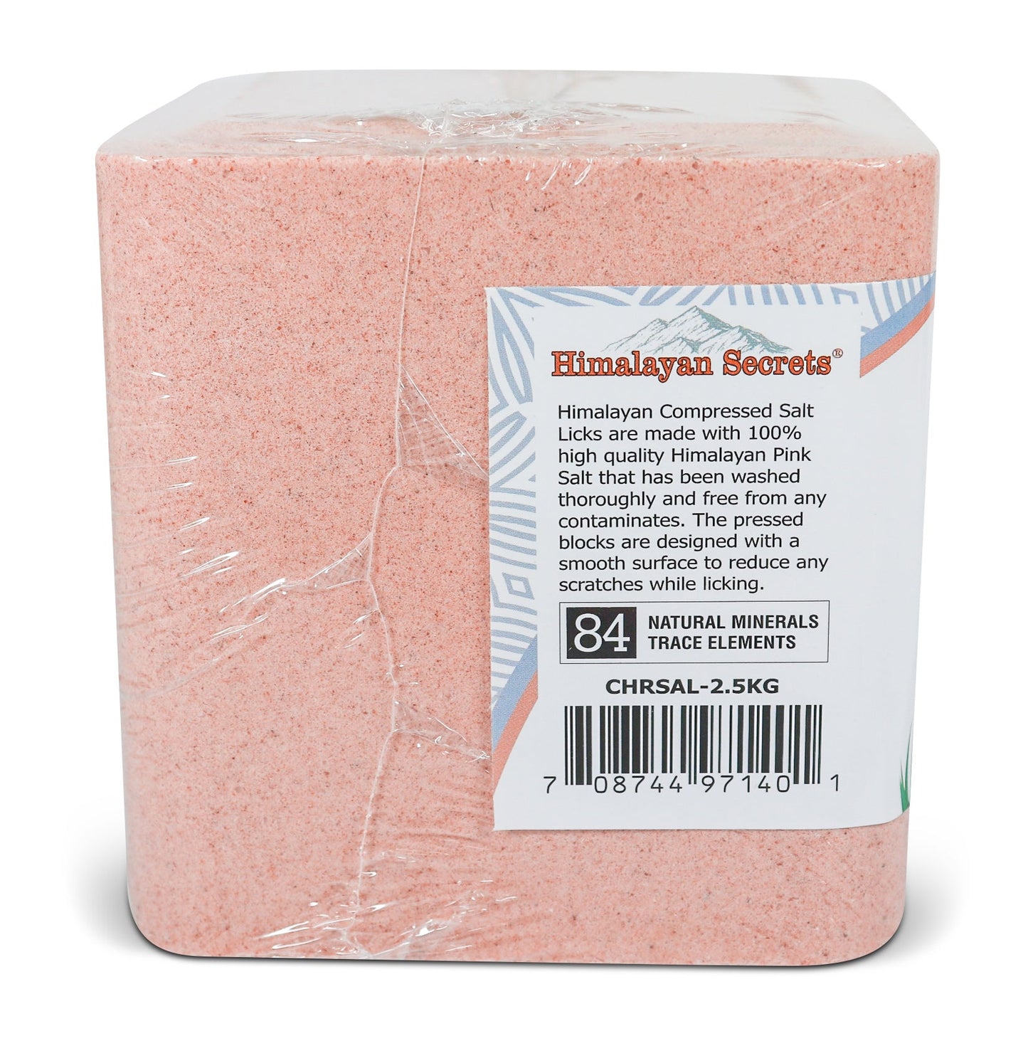 Compressed Himalayan Salt Animal Lick 5.5 lb (Block w/ Hole)