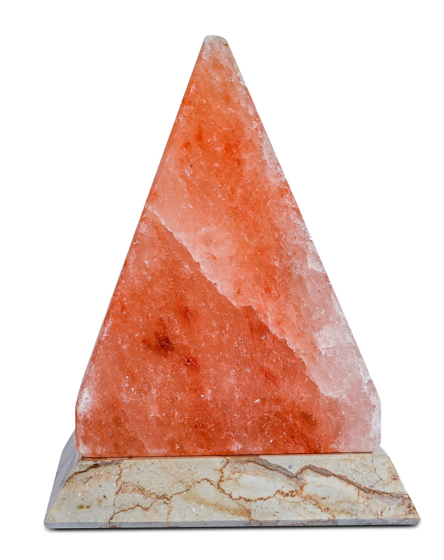 Pink Pyramid Lamp 8.5" Tall (8-9 lb) w/ Tavera Base