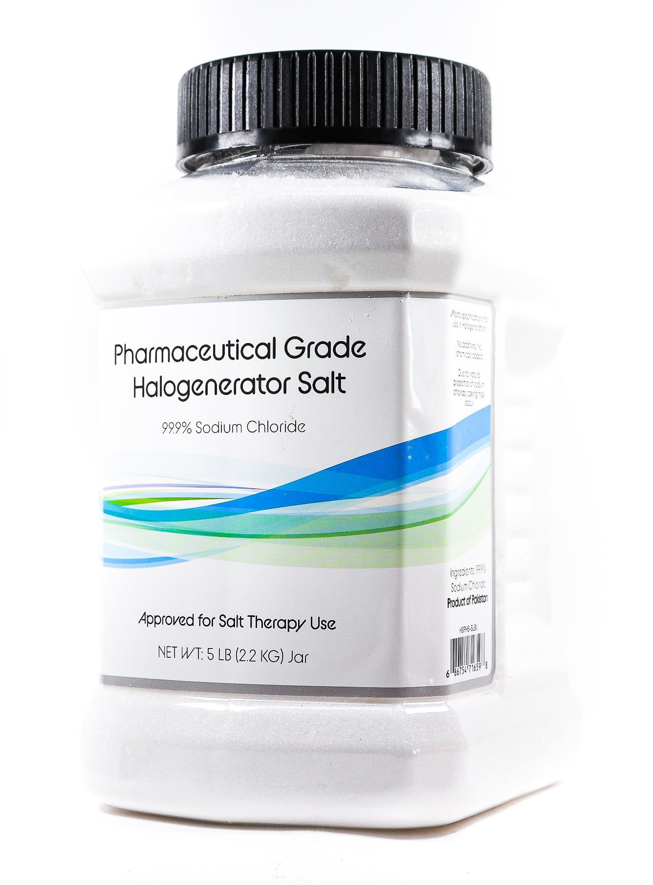 Pharmaceutical Salt for Halogenerator 2.2KG (5 lb) Jar