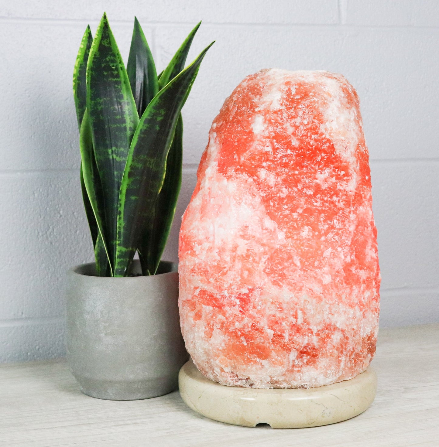 Natural Pink Salt Lamp (44-55 lb) (20-25 KG) (16-17") w/ Tavera Base
