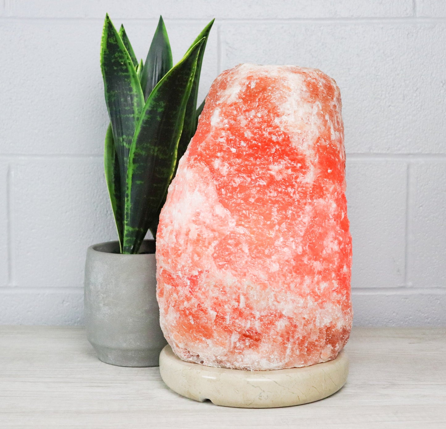 Natural Pink Salt Lamp (44-55 lb) (20-25 KG) (16-17") w/ Tavera Base