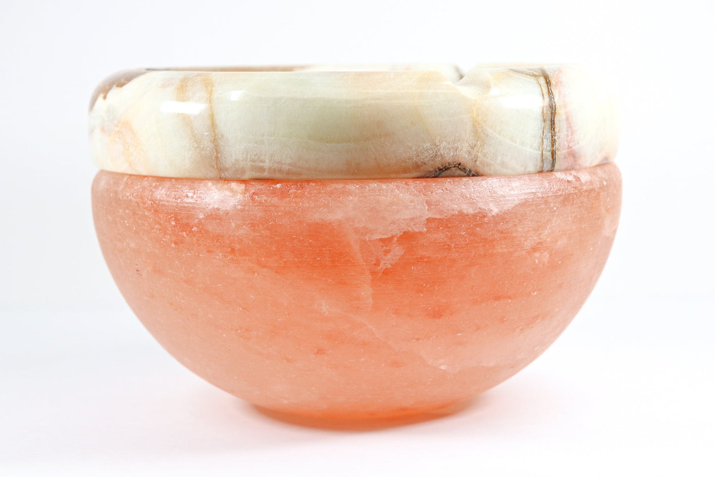 9" Himalayan Salt Dome Lamp w/ Onyx Base