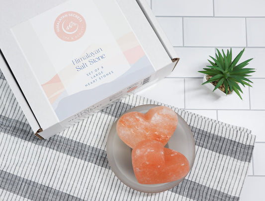 Heart Stone (Large) 3x3x1.5 inch - Pack of 8