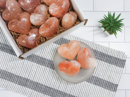 Heart Stone (Small) 2.5x2.5x1.5 inch - Pack of 12