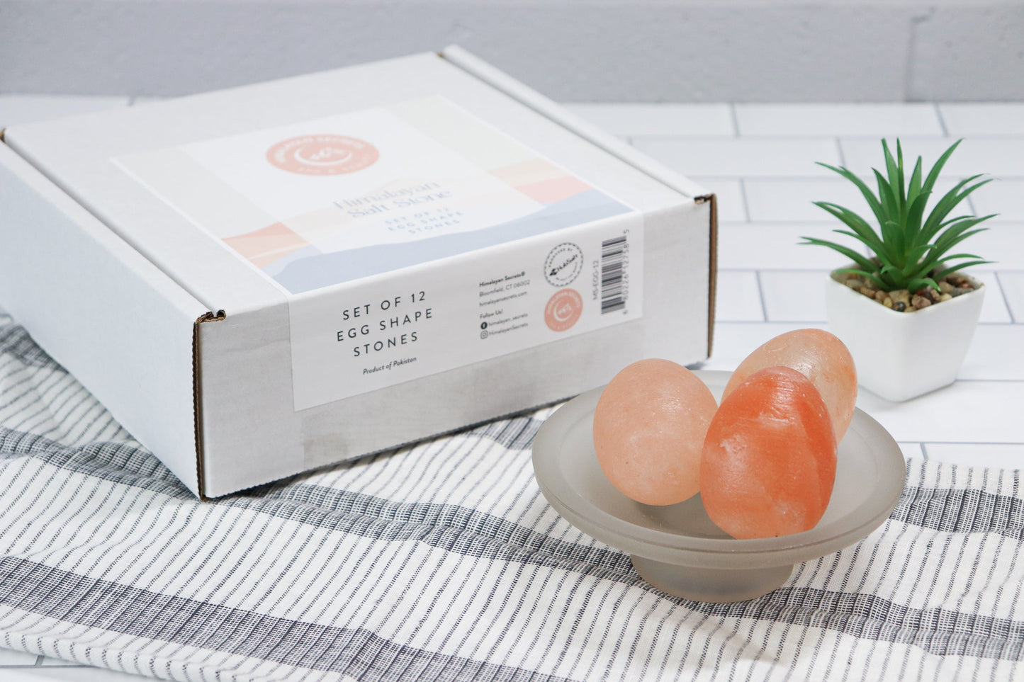 Egg Shaped Stone (Small) - Pack of 12