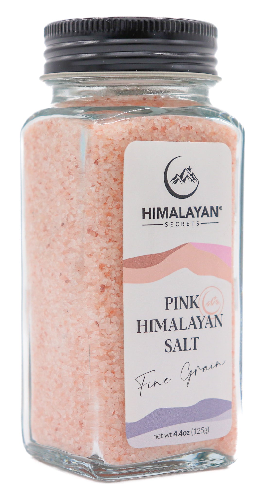 4.4 oz French Glass Himalayan Fine Salt Shaker