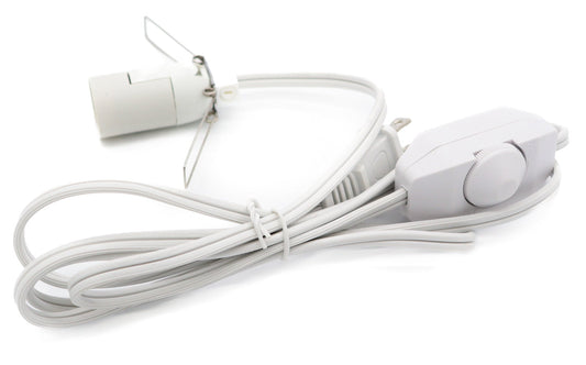 Salt Lamp Cord w/ Dimmer Switch 6FT White