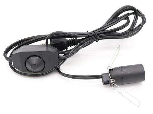 Salt Lamp Cord w/ Dimmer Switch 6FT Black