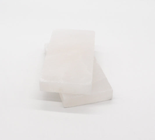 White Himalayan Salt Tile 8 x 4 x 1 (6-Pack)