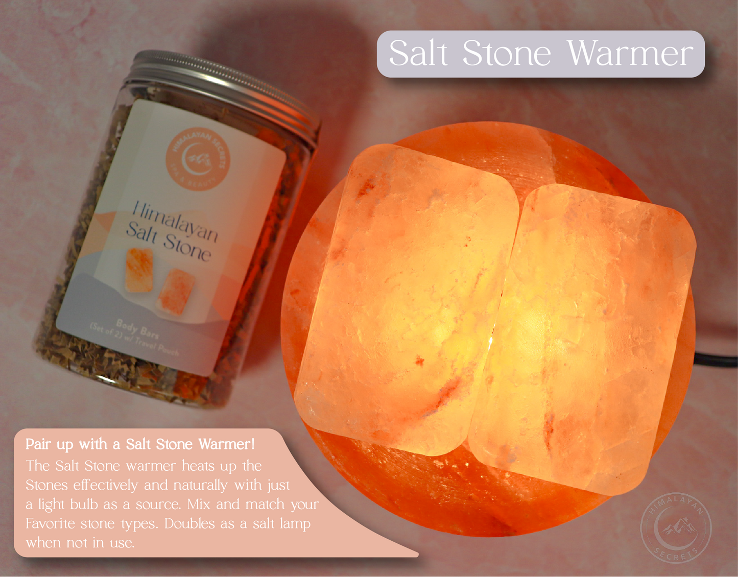 Salt Body Bar - Set of 2 in a Jar w/ Cotton Bag