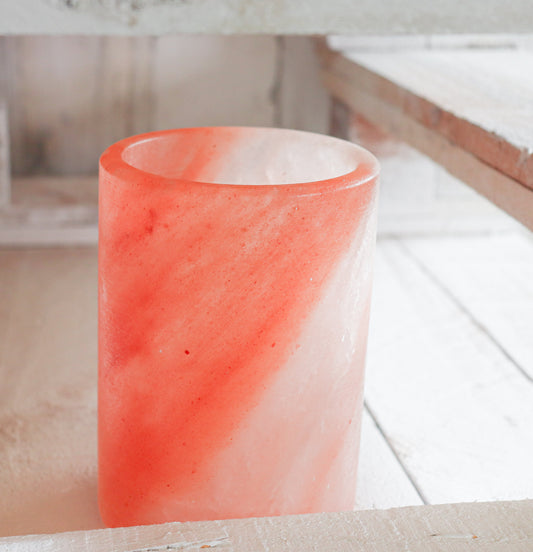 Himalayan Salt Tall Glass (6 Inch Tall)