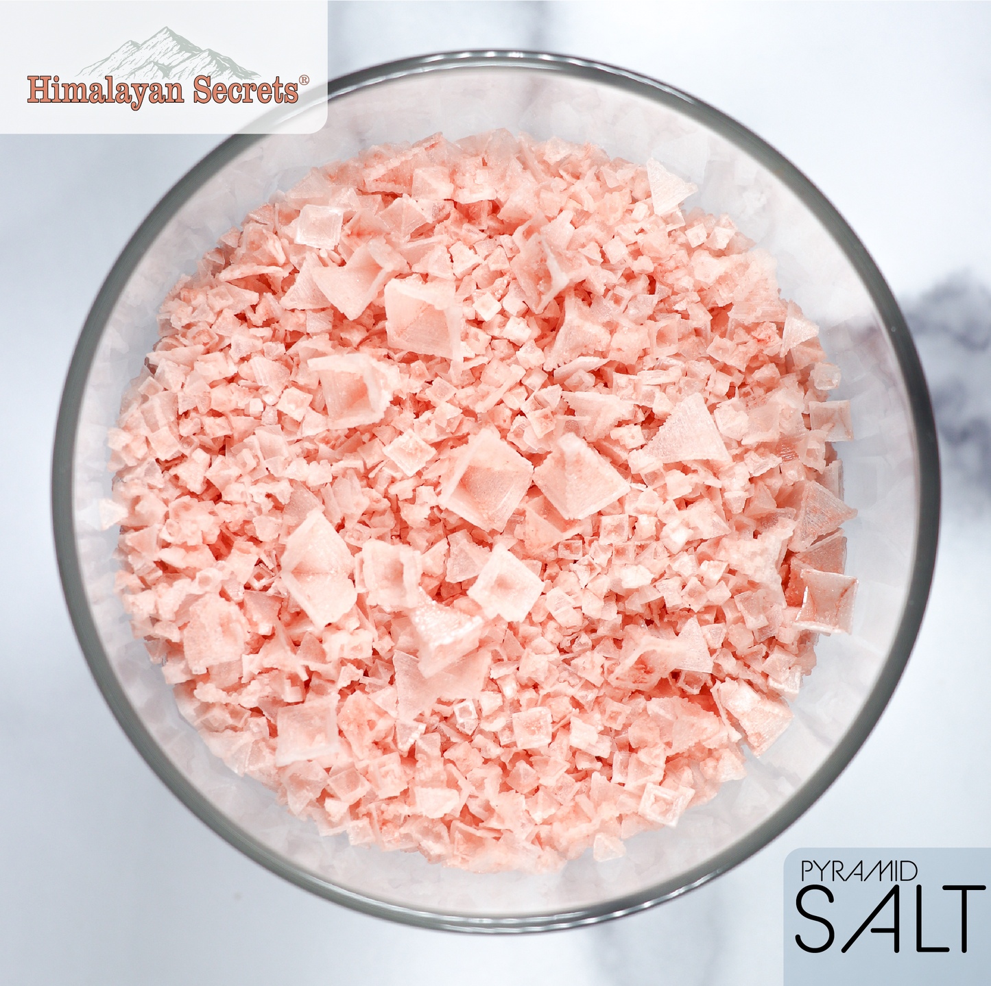 Pink Himalayan Pyramid Flake Salt - 250G Retail Box