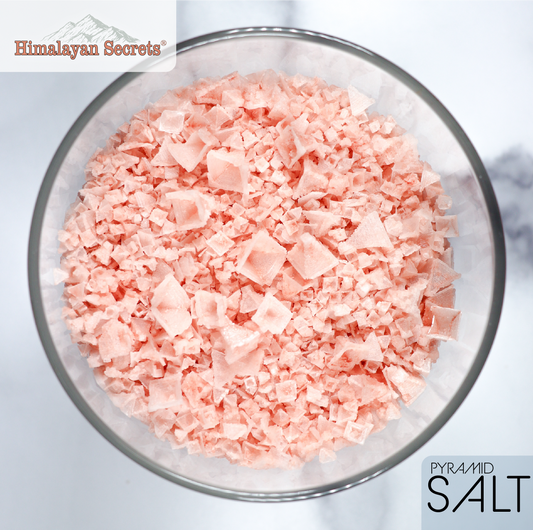 Pink Himalayan Pyramid Flake Salt - 250G Retail Box