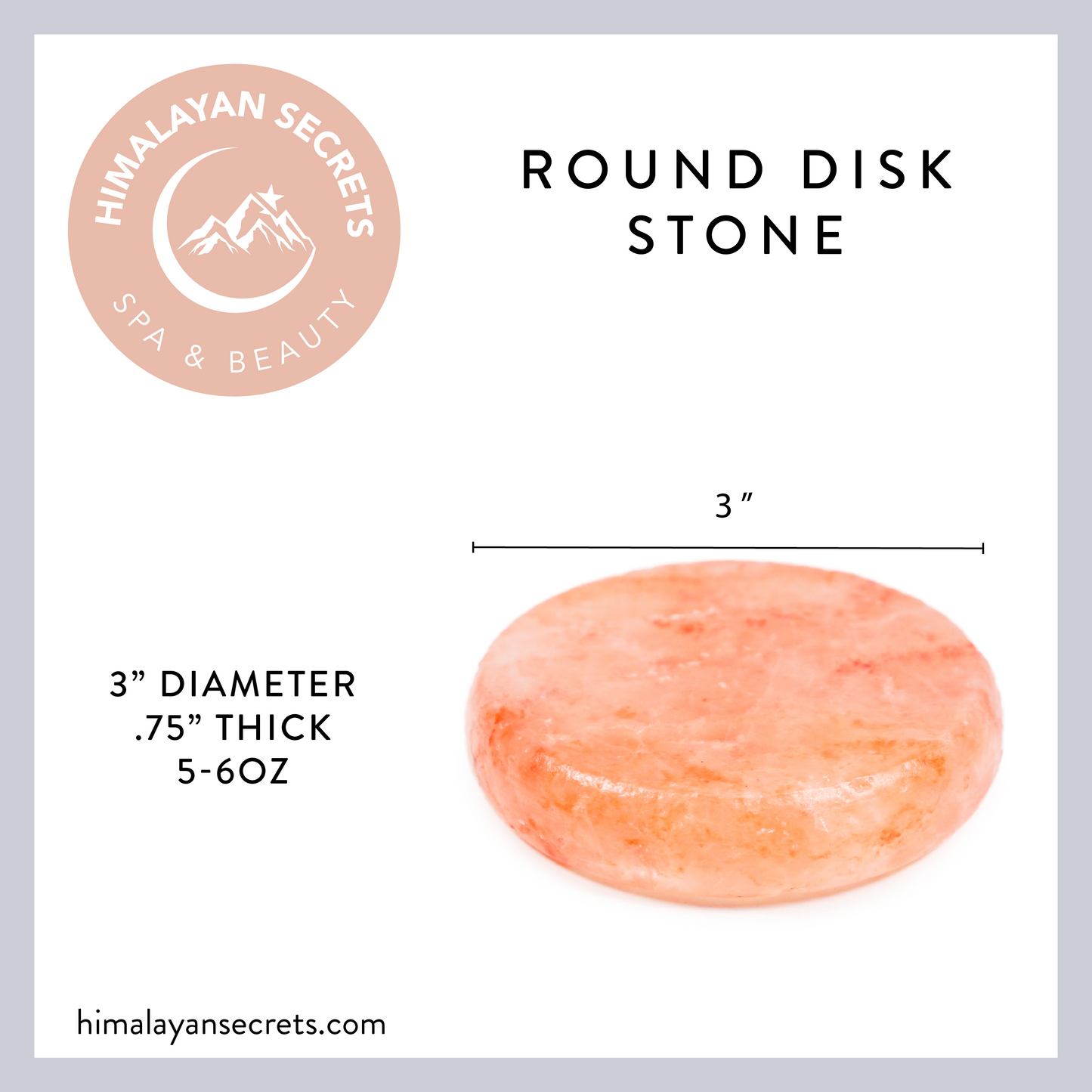 Round Disk Stone - Pack of 12