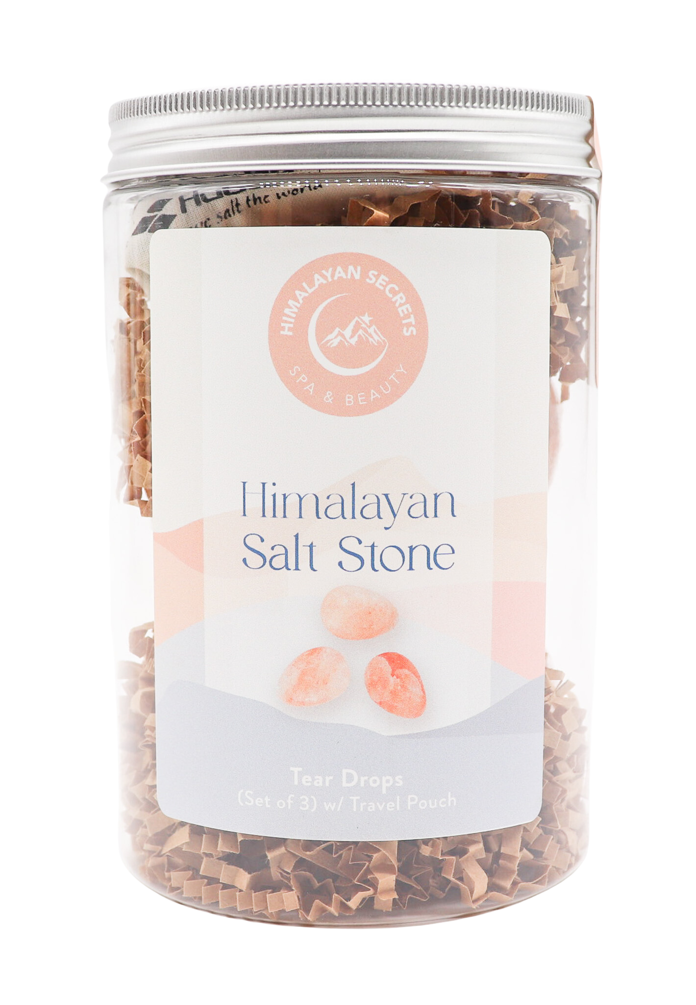 Tear Drop Stone - Set of 3 in a Jar w/ Cotton Bag
