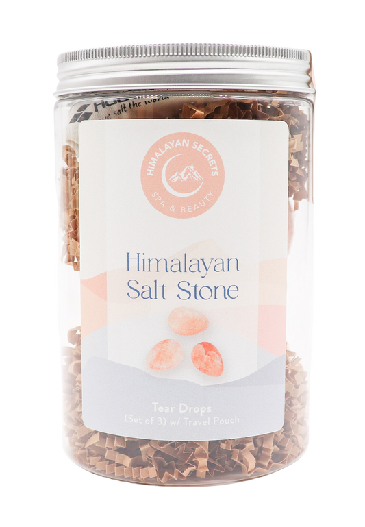 Tear Drop Stone - Set of 3 in a Jar w/ Cotton Bag