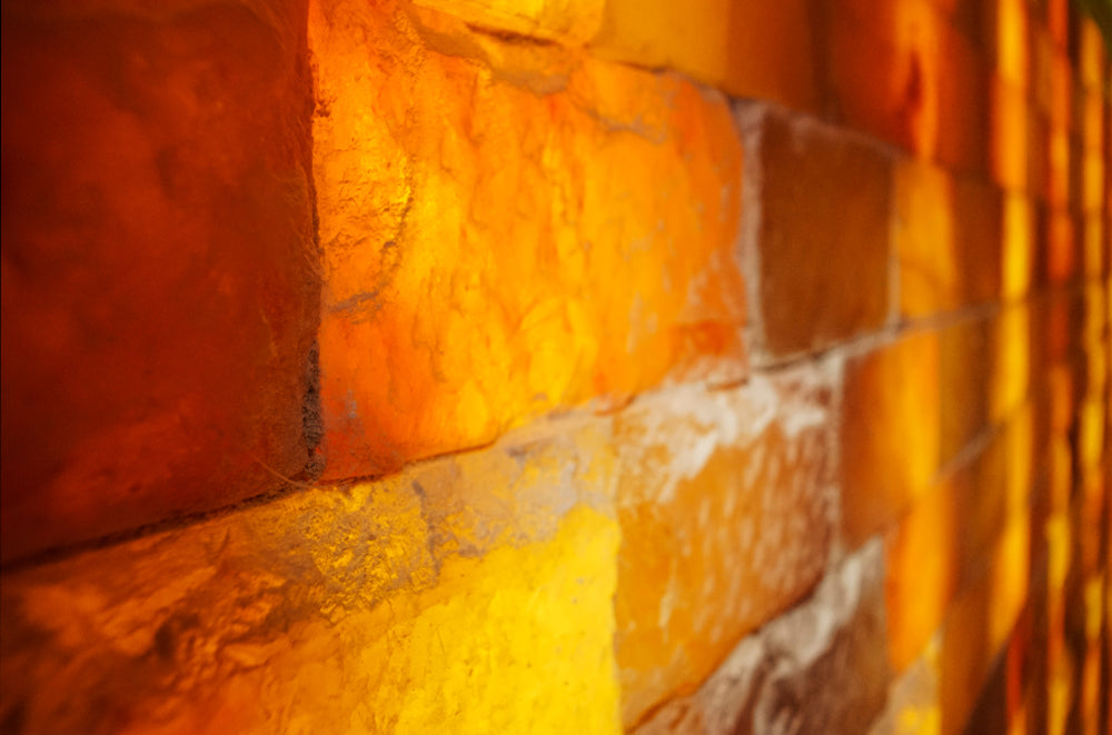 Pink Himalayan Salt Brick 8 x 4 x 2 One Side Rough